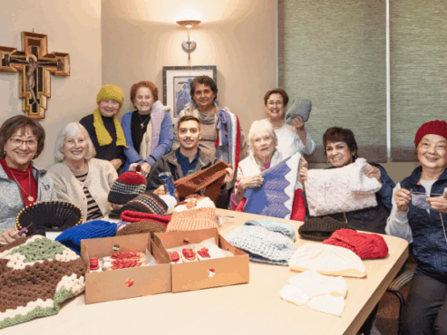 How St. Timothy’s Hat & Scarf Ministry Encourages Digital Detox One Stitch At A Time